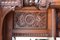 19th Century Victorian English Carved Oak Front and Back Bar 18
