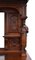 19th Century Victorian English Carved Oak Front and Back Bar, Image 11