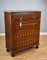 19th Century Victorian English Walnut & Oyster Veneer Chest of Drawers, Image 2