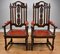 Oak Barley Twist Armchairs, Set of 2 2