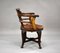 Edwardian English Mahogany Desk Chair 5