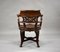 Edwardian English Mahogany Desk Chair, Image 6