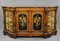 19th Century Victorian English Burl Walnut Marquetry Credenza attributed to Gillow 2