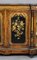 19th Century Victorian English Burl Walnut Marquetry Credenza attributed to Gillow, Image 7