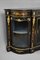 19th Century Victorian English and Marquetry Ebonised Credenza, Image 3