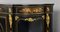19th Century Victorian English and Marquetry Ebonised Credenza, Image 11