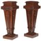 20th Century Edwardian English Walnut Dining Room Pedestals, Set of 2 1