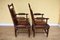 19th Century Victorian English Gothic Revival Walnut Armchairs, Set of 2 3