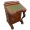 19th Century Victorian English Burr Walnut Davenport Writing Desk, Image 1