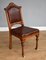 19th Century Victorian English Oak Dining Chairs, Set of 6 2