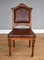 19th Century Victorian English Oak Dining Chairs, Set of 6 3