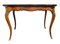 Mesa de juegos francesa de madera nudosa de nogal, siglo XIX, Imagen 7
