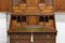 19th Century George III English Burr Walnut Bureau Bookcase 5