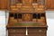 19th Century George III English Burr Walnut Bureau Bookcase, Image 5