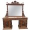 19th Century Victorian Carved Oak Dressing Table 1