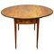 20th Century Edwardian Satinwood Hand-Painted Pembroke Table 1