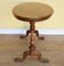 19th Century Victorian Burr Walnut Oval Occasional Table 3