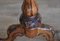 Ovaler viktorianischer Beistelltisch aus Nusswurzelholz, 19. Jh 5
