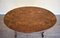 19th Century Victorian Burr Walnut Oval Occasional Table 6