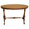 19th Century Victorian Burr Walnut Oval Occasional Table 1