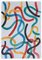 Natalia Roman, Primary Swirls on Neutral Gray, 2022, Acrylic on Watercolor Paper 4