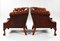 20th Century English Leather Chesterfield Sofa and Armchairs, Set of 3 17
