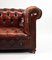 20th Century English Leather Chesterfield Sofa and Armchairs, Set of 3, Image 5