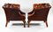 20th Century English Leather Chesterfield Sofa and Armchairs, Set of 3, Image 15