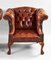 20th Century English Leather Chesterfield Sofa and Armchairs, Set of 3, Image 14