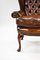 George II Brown Leather Armchair 5