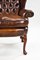 George II Brown Leather Armchair 7