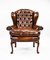 George II Brown Leather Armchair, Image 2