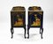 Chinoiserie Blue Lacquered and Gilded Bedroom Suite, 1930, Set of 8 13