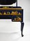 Chinoiserie Blue Lacquered and Gilded Bedroom Suite, 1930, Set of 8 11