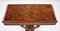 19th Century Victorian English Burr Walnut Card Table 8