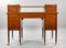 19th Century Victorian English Marquetry Inlaid Carlton House Desk, Image 5