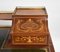 19th Century Victorian English Marquetry Inlaid Carlton House Desk, Image 15