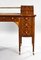 19th Century Victorian English Marquetry Inlaid Carlton House Desk, Image 9