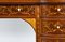 19th Century Victorian English Marquetry Inlaid Carlton House Desk, Image 12