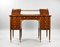 19th Century Victorian English Marquetry Inlaid Carlton House Desk, Image 3