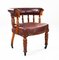 19th Century Victorian English Oak Armchair, Image 2