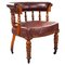 19th Century Victorian English Oak Armchair, Image 1