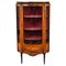 French Style Bowfronted Corner Display Cabinet 1