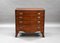 19th Century English Regency Mahogany Bow Front Chest of Drawers 3