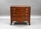 19th Century English Regency Mahogany Bow Front Chest of Drawers, Image 3