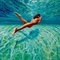 Anastasia Gklava, flotando sin peso, 2021, óleo sobre lienzo, Imagen 1
