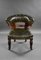 19th Century William IV English Leather Chair, Image 2