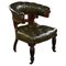 19th Century William IV English Leather Chair 1