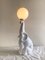 Ceramic Elephant Lamp with Glass Ball Bulb, 1980s 5