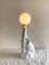 Ceramic Elephant Lamp with Glass Ball Bulb, 1980s 2